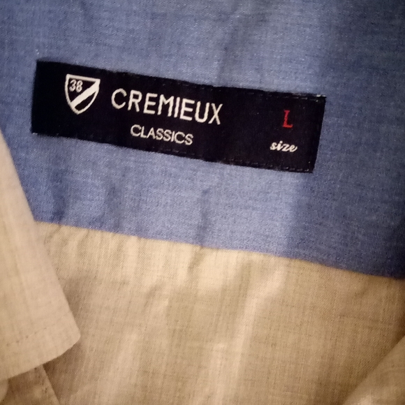 Daniel Cremieux Men's Tan Long Sleeve Button Down Shirt Sz lg - Picture 5 of 8